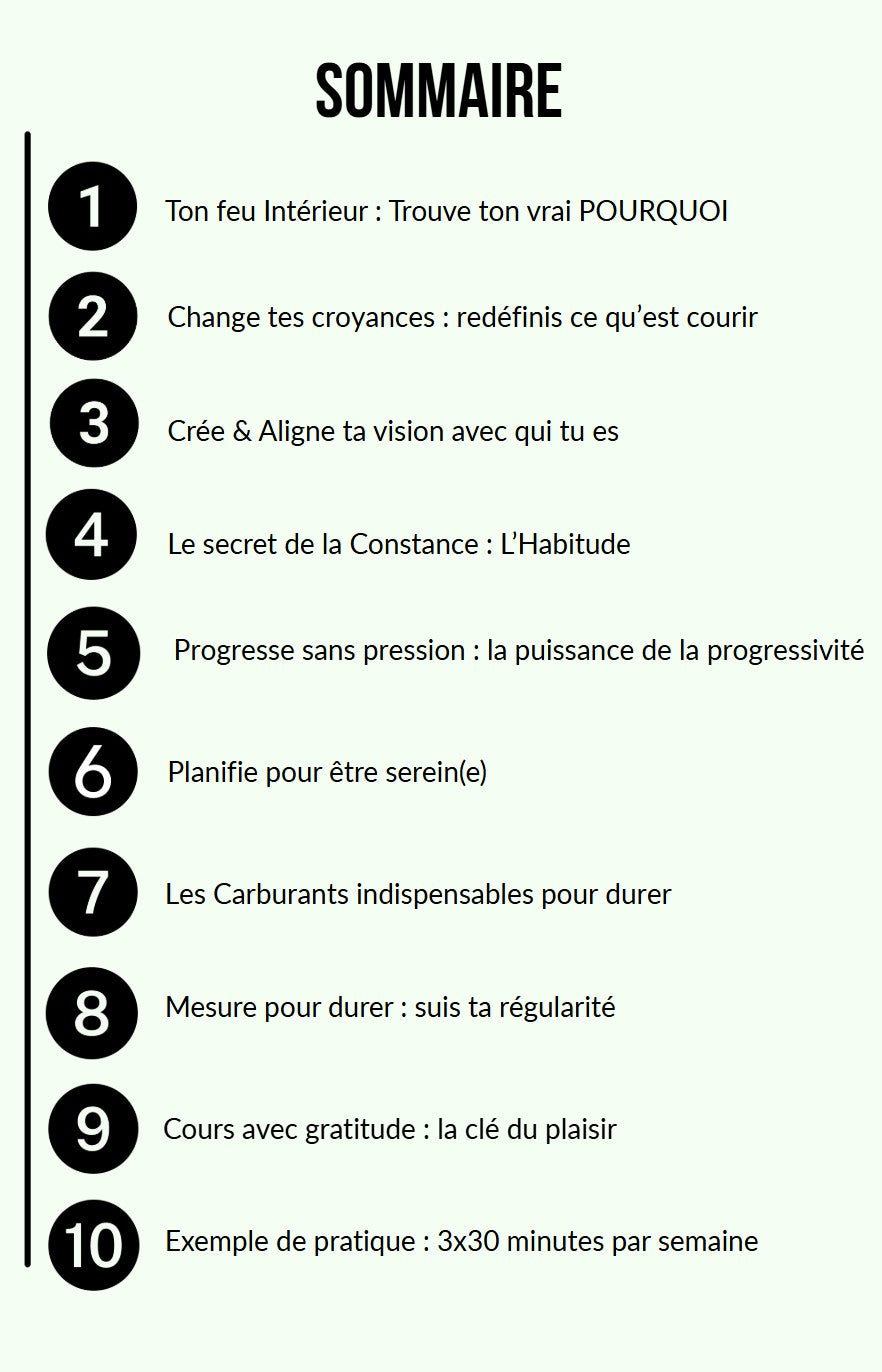 E-Book - Run & Grow : Être Constant en Course à Pied